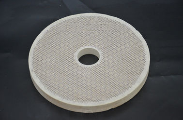 Bianco ceramico infrarosso del piatto del bruciatore della cordierite per gas - fornello φ140*13mm