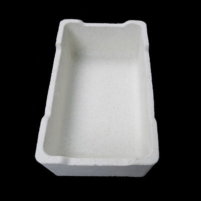 Crogiolo refrattario ad alta temperatura in corindone-mullite per la cottura di prodotti in acciaio inossidabile