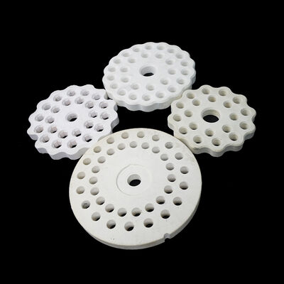 Resistenza agli shock termici 250 Ceramica di mullite Composizione chimica 3Al2O3 2SiO2 Durezza 7-8 Mohs Materiale industriale durevole