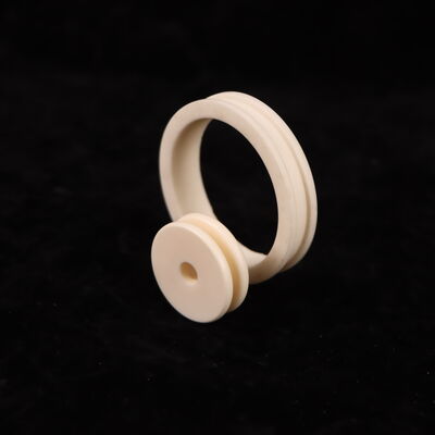 Resistenza flessibile da 200 a 400 MPa Resistenza dielettrica alumina ceramica da 18 a 20 KV per mm Componenti ceramici ad alta resistenza