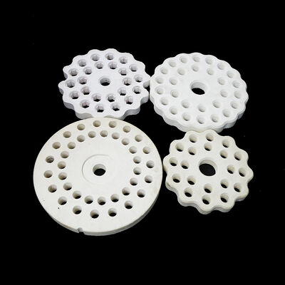 Resistenza agli shock termici 250 Ceramica di mullite Composizione chimica 3Al2O3 2SiO2 Durezza 7-8 Mohs Materiale industriale durevole