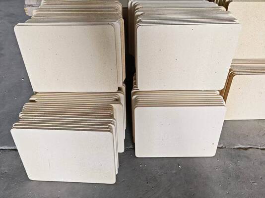 Scaffalature per forni mullite Cordierite senza vetro bordo liscio ottimizzato per prestazioni di scaffalatura per forni di lunga durata sotto stress termico