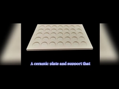 Placca setter di cordierite refrattaria resistente agli urti termici per la metallurgia a polvere